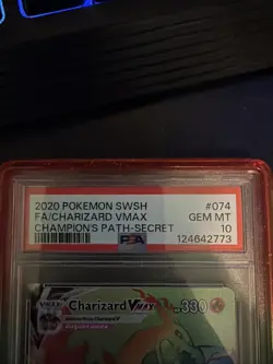 CHARIZARD VMAX 2020 Pokemon #74/73 PSA 10 GEM-MINT Champion's Path SECRET Rare - Image 3