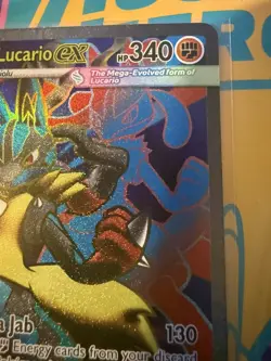 Pokemon TCG Mega Evolution - Mega Lucario EX Full Art 160/132 NM - English - Image 2