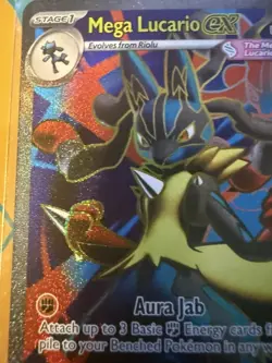Pokemon TCG Mega Evolution - Mega Lucario EX Full Art 160/132 NM - English - Image 3