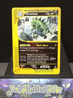 Pokemon Card Tyranitar 29/165 Reverse Holo Expedition Base Set Light Play - Image 1