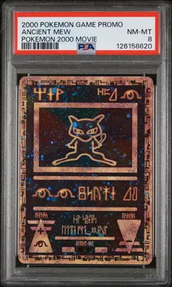2000 POKEMON GAME PROMO ANCIENT MEW PSA 8 NM-MT - POKEMON 2000 MOVIE - Image 1