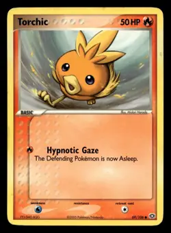Torchic 69/106 Common Emerald Pokemon MP - Image 1