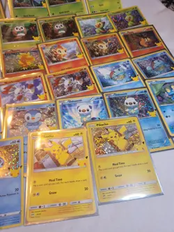 McDonalds POKEMON COMPLETE HOLO + NON HOLO SET PROMO 25th Anniversary 50/50 - Image 2