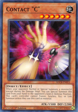 Contact "C" SDCB-EN013 1st ED Yu-Gi-Oh! - Image 1