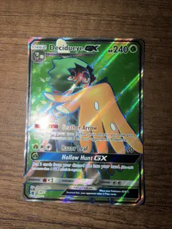Decidueye GX SM37 Sun & Moon Full Art Holo Ultra Rare Promo Pokemon TCG NM - Image 1