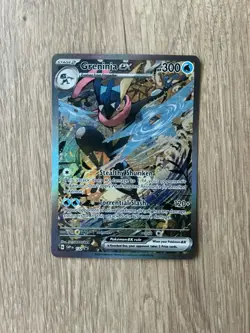 Greninja EX SVP 132 Shrouded Fable Black Star Promo Illustration - Image 1