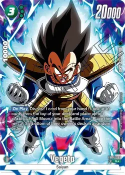 Vegeta FB04-069 R ⭐ Alt Art Winner Promo Dragon Ball Super Card Fusion World - Image 1