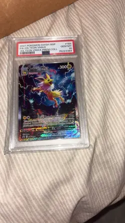 Jolteon VMAX SWSH184 Black Star VMAX Premium Collection Promo - PSA 10 Gem Mint - Image 1