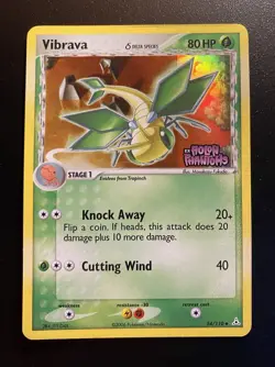 Pokemon Card-Vibrava -Holo-Ex Holon Phantoms-54/110-ENG-Stamped-Near Mint - Image 1