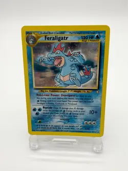 Pokemon TCG Feraligatr Neo Genesis Holo Rare Card 5/111 LP - Image 1