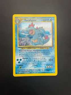 Pokemon TCG Feraligatr Neo Genesis Holo Rare Card 5/111 LP - Image 3