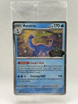 Pokemon Aurorus Perfect Order Promo Holo Card 024/088 SEALED - Image 1