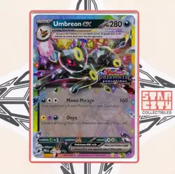 Umbreon ex - (Prismatic Evolutions Stamp) 060/131 Miscellaneous Cards & Products - Image 1