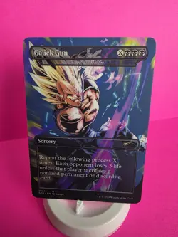 Mtg Magic Galick Gun Torment Of Hailfire Anime Borderless Playtest Card NM - Image 2