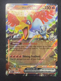 Ethans Ho-Oh ex 039/182 | Double Rare Holo | Destined Rivals | Pokemon Card | NM - Image 1