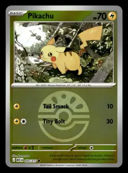 Pikachu 055/217 Reverse Holo Friend Ball Ascended Heroes Pokemon Card - Image 1