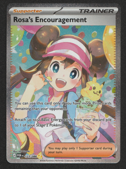 🔥Pokemon TCG Rosa's Encouragement SIR Full Art Holo Trainer Card POR 123/088🔥 - Image 1