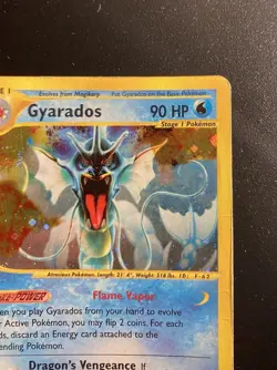 Pokemon Card-Gyarados-H10/H32-Holo-NoCrystal-Skyridge-ENG-LP-SWIRL - Image 3