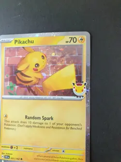 Pikachu COSMOS HOLO 051/162 Pokemon Day STAMPED PROMO | NEAR MINT *Swirl* - Image 2