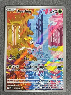 Deerling Illustration Rare 165/162 Temporal Forces Pokemon English NM - Image 1