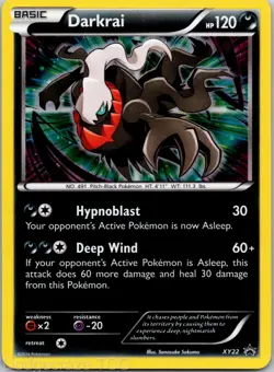 Darkrai - XY22 XY22 Holo Promo XY Promo Pokemon LP - Image 1