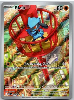 Riolu - 010 010 Holo Promo ME: Mega Evolution Promo Pokemon NM - Image 1