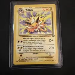 Pokemon TCG Voltali Jolteon 20/64 French Jungle Rare WOTC 1999 - Image 1