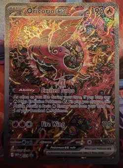 Pokemon Oricorio ex 024 Promo Full Holo Mint - Image 3