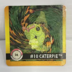 Pokemon Artbox Action Flipz 1999 Nintendo #06 #10 CATERPIE #11 METAPOD - Image 1