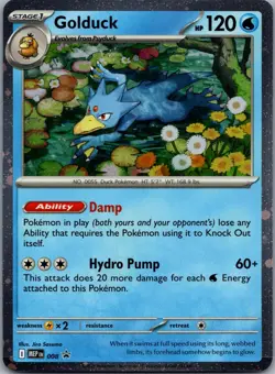 Golduck - 008 008 Holo Promo ME: Mega Evolution Promo Pokemon Near Mint - Image 1