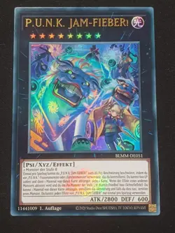 P.U.N.K. Jam-Fieber! BLMM-DE051 Ultra Rare Deutsch NM YUGIOH - Image 1