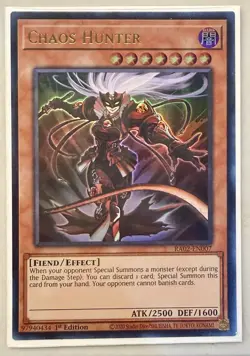 Yugioh! Chaos Hunter - RA02-EN007 - Ultra Rare - 1st Edition Near Mint, English - Image 1
