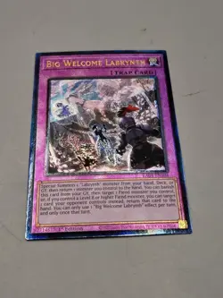 Big Welcome Labrynth 1st Edition Prismatic Ultimate Rare RA04-EN104 Yu-Gi-Oh! NM - Image 1