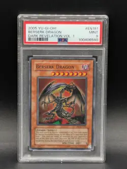 POP 5 PSA 9 MINT 2005 YU-GI-Oh! Dark Revelation 1 BERSERK DRAGON EN181 - Image 1