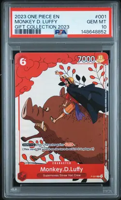 2023 ONE PIECE GIFT COLLECTION 2023 #001 MONKEY D. LUFFY PSA 10 - Image 1