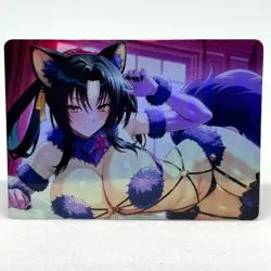 High School DxD Kuroka Toujou Goddess Anime Waifu ACG Foil Card - Image 1