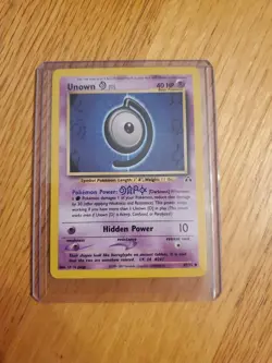 Unown D Neo Discovery 47/75 Unlimited Regular Uncommon Card - Image 2