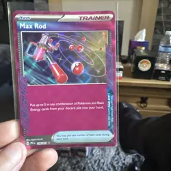 Max Rod 116/131 Pokemon TCG S&V Prismatic Evolutions Ace Spec Card English NM - Image 1