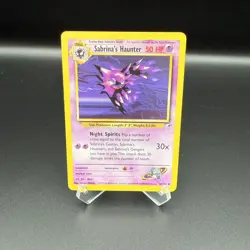 Sabrina's Haunter 58/132 Gym Heroes Uncommon Pokemon Card WOTC Vintage - Image 1