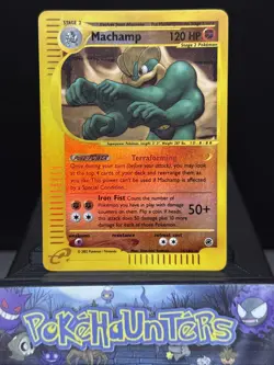 Pokemon Card Machamp 16/165 Reverse Holo Rare Expedition Base Set Light Play - Image 1