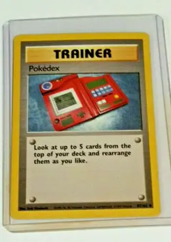 Pokedex Pokemon Card 87/102 Good Condition (Pokedex), 1999, Wizards - Image 1