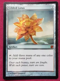Magic The Gathering FROM THE VAULT TWENTY FOIL GILDED LOTUS card MTG FTV - Image 1