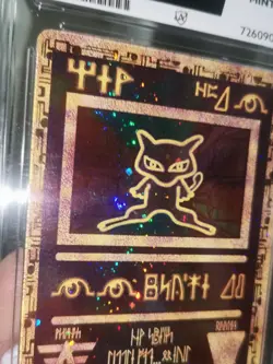 Ancient Mew Cosmos Holo Pokemon League 2000 Pokemon Card Ace Grade 9 Mint Movie - Image 1
