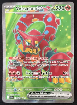 Pokemon Card Volcanion ex 171/159 Journey Together Ultra Rare NM - Image 1