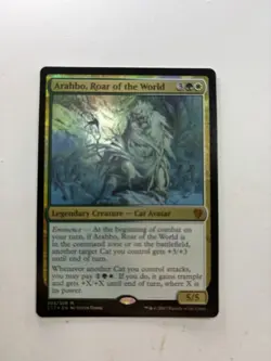 Magic: The Gathering Arahbo, Roar of the World Commander 2017 Foil - Image 1