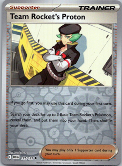 Pokemon Destined Rivals TR Proton 177/182 Reverse Holo NM Mint Rare Authentic - Image 1