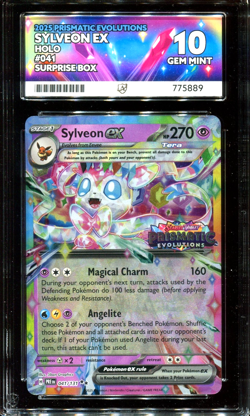 ACE 10 Sylveon ex 041/131 Surprise box Stamped Prismatic Evolutions Pokemon - Image 1