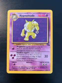 Carte Pokemon : Hypnomade 23/62 Edition 2 Fossile Wizards Francaise - Image 1
