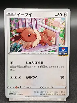 Eevee 181/S-P GYM PROMO Sword & Sheild Japanese Pokemon Card A24 - Image 1