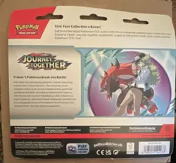 Pokemon Scarlet & Violet Journey Together Booster Pack 3 Packs Scrafty Promo TCG - Image 2